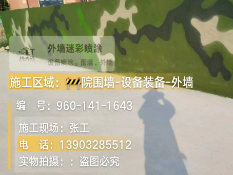 果洛 迷彩漆喷涂价格（按平方米计费）