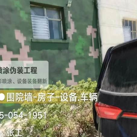 果洛数码迷彩漆施工